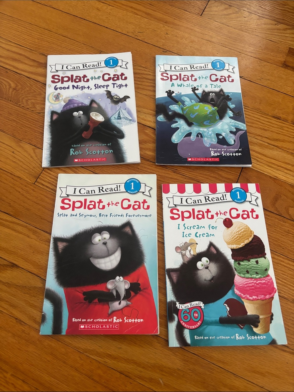 Scholastic Splat the Cat Book Set for Early Readers